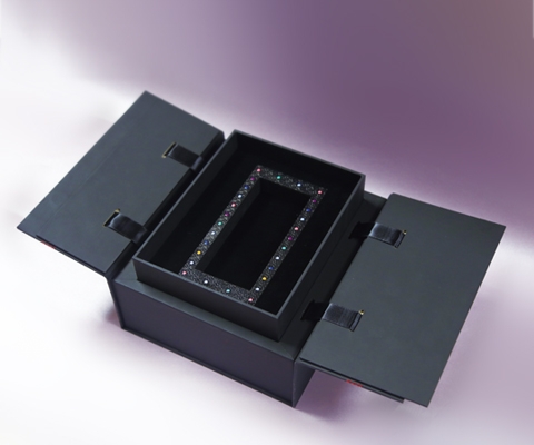 China manufacturer fancy custom design perfume box packaging perfumes black gift boxes
